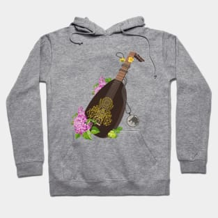 Lute, Medallion, Lilac and Gooseberries Hoodie